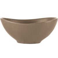 Libbey DRI-5-S Driftstone 3.75 oz. Sand Satin Matte Organic Porcelain Bowl - 24/Case