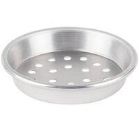 American Metalcraft SPHA9006 5 1/2" x 1 1/8" Super Perforated Heavy Weight Aluminum Tapered / Nesting Pizza Pan