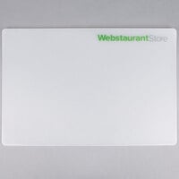 WebstaurantStore 18" x 12" Flexible Cutting Board Mat with Logo - 6/Pack