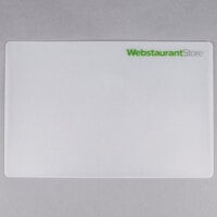 WebstaurantStore 11 1/2" x 7 1/2" Flexible Cutting Board Mat with Logo - 6/Pack
