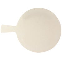 Elite Global Solutions ECO15RW-PP Eco Serving Boards 15" Papyrus Round Melamine / Bamboo Serving Board with Handle