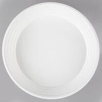 Fineline ReForm 256 oz. White Wide Microwavable Plastic Catering Bowl - 25/Case
