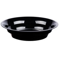 Fineline ReForm 60 oz. Black Microwavable Plastic Catering Bowl - 50/Case