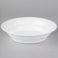Fineline ReForm 60 oz. White Microwavable Plastic Catering Bowl - 50/Case