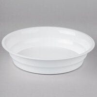 Fineline ReForm 48 oz. White Microwavable Plastic Serving Bowl - 50/Case