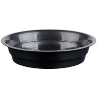 Fineline ReForm 48 oz. Black Microwavable Plastic Serving Bowl - 50/Case