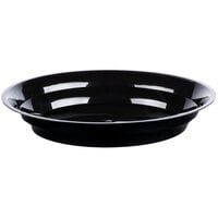Fineline ReForm 128 oz. Black Microwavable Plastic Catering Bowl - 25/Case