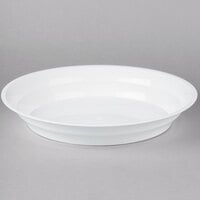 Fineline ReForm 128 oz. White Microwavable Plastic Catering Bowl - 25/Case