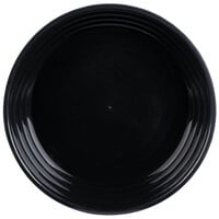 Fineline ReForm 256 oz. Black Wide Microwavable Plastic Catering Bowl - 25/Case