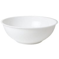 Fineline ReForm 320 oz. White Microwavable Plastic Catering Bowl - 25/Case