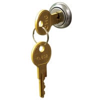 Advance Tabco CASH-1-KEYS Undermount Cash Drawer Key - 2/Set