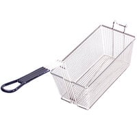 Anets A4500308 13 1/4" x 6 1/2" x 5 3/4" Twin Fryer Basket with Front Hook