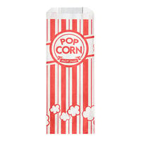 Carnival King 3 3/4" x 1 3/4" x 9 1/2" 1.1 oz. Popcorn Bag - 100/Pack