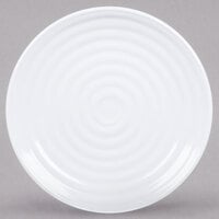GET ML-82-W Milano 10 1/4" White Round Melamine Plate - 12/Pack