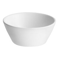 Acopa 13 oz. Bright White Tapered Porcelain Bowl - 12/Case