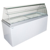 Excellence HBG-12 70 3/4" 12 Pan Gelato Dipping Cabinet