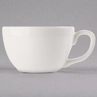 Libbey 950093118 Flint Alatta 8 oz. Ivory (American White) Porcelain Coffee Cup - 36/Case