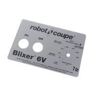 Robot Coupe 408087 Front Plate