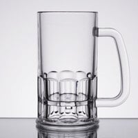 GET 00084-1-SAN-CL 12 oz. Customizable SAN Plastic Beer Mug - 24/Case