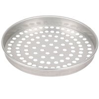 American Metalcraft SPT4012 12" x 1" Super Perforated Tin-Plated Steel Straight Sided Pizza Pan