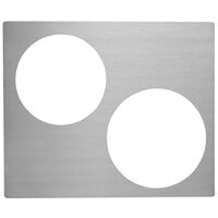 Vollrath 8250714 Miramar Stainless Steel Double Size Adapter Plate for Brazier Pan and Stir Fry Pan