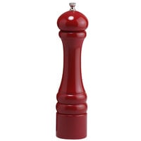 Chef Specialties 10652 Professional Series 10" Customizable Autumn Hues Candy Apple Red Salt Mill