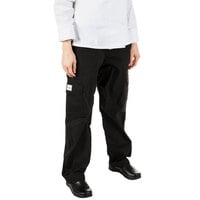 Mercer Culinary Genesis® Women's Black Cargo Pants M61100BK - Medium