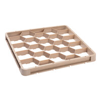 Vollrath CRG Traex® 20 Compartment Full-Size Beige Closed Wall Glass Rack Extender