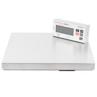 Cardinal Detecto PZ60W 60 lb. Stainless Steel Pizza Scale with Wireless Digital Display and Touchless Tare