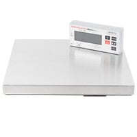 Cardinal Detecto PZ30W 30 lb. Stainless Steel Pizza Scale with Wireless Digital Display and Touchless Tare