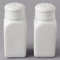 American Metalcraft CSP 2.5 oz. White Ceramic Salt and Pepper Shaker Set