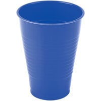 Creative Converting 28113771 12 oz. Navy Blue Plastic Cup - 240/Case