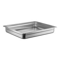Vollrath V211001 Double Wide Size 4" Deep Stainless Steel Steam Table / Hotel Pan - 22 Gauge