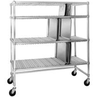 Channel ATDR-3 Aluminum Tray Drying Rack - 60" x 63" x 30"