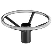 Lancaster Table & Seating Chrome Foot Ring for Bar Height Metal Table Base - 17 1/4" Diameter