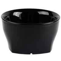 Cambro MDSHB9110 Harbor Collection Black 9 oz. Insulated Plastic Bowl - 48/Case