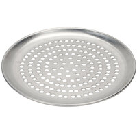American Metalcraft SPHACTP14 14" Super Perforated Heavy Weight Aluminum Coupe Pizza Pan