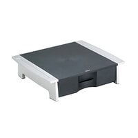 Fellowes 8032601 Office Suites 21 1/4" x 18 1/16" x 5 1/4" Black and Silver Printer / Machine Stand