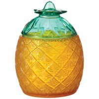GET SW-1410 Cheers 20 oz. SAN Plastic Pineapple Glass with Lid - 24/Case