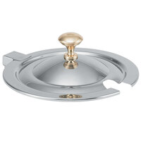 Vollrath 8261720 Miramar® Hinged Cover with Brass Knob for 10 Qt. 8231220 Stainless Steel Soup Inset