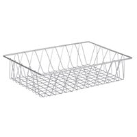 Clipper Mill by GET IR-904 Gray Powder Coated Iron Wire Pastry Basket - 18" x 12" x 4"