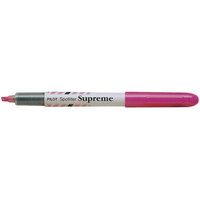Pilot 16005 Spotliter Supreme Fluorescent Pink Chisel Tip Highlighter with Pocket Clip   - 12/Pack
