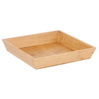 Clipper Mill by GET BAMTRY-05 Square Bamboo Tray - 12" x 12" x 2'