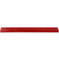Cambro VBRR6158 6' Hot Red Tray Rail for Versa Food Bars and Work Tables