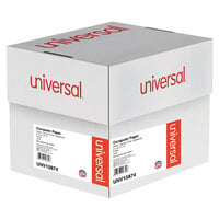 Universal UNV15874 9 1/2" x 11" Multicolor Case of 15# 4 Part Perforated Continuous Print Computer Paper - 900 Sheets
