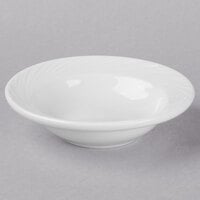 Libbey BO-1155 Basics Orbis 3 oz. Bright White Porcelain Fruit Bowl - 36/Case