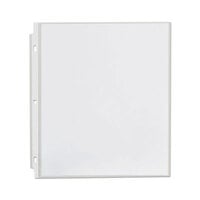 Universal UNV21123 8 1/2" x 11" Clear Economy Sheet Protector, Letter - 200/Box