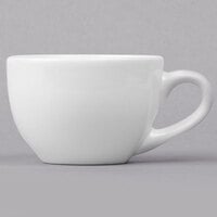 Libbey BW-1154 Basics 3 oz. Bright White Porcelain Espresso Cup - 36/Case