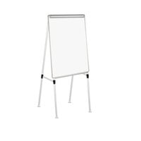 Universal UNV43033 40" x 29" White / Silver Adjustable Board Easel