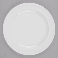 Libbey BW-1111 Basics 7" Bright White Medium Rim Porcelain Plate - 36/Case